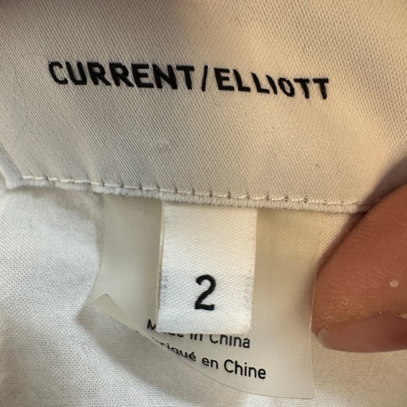 Current Elliott Long Sleeve Ruffle Top Off White - Picture 6 of 11